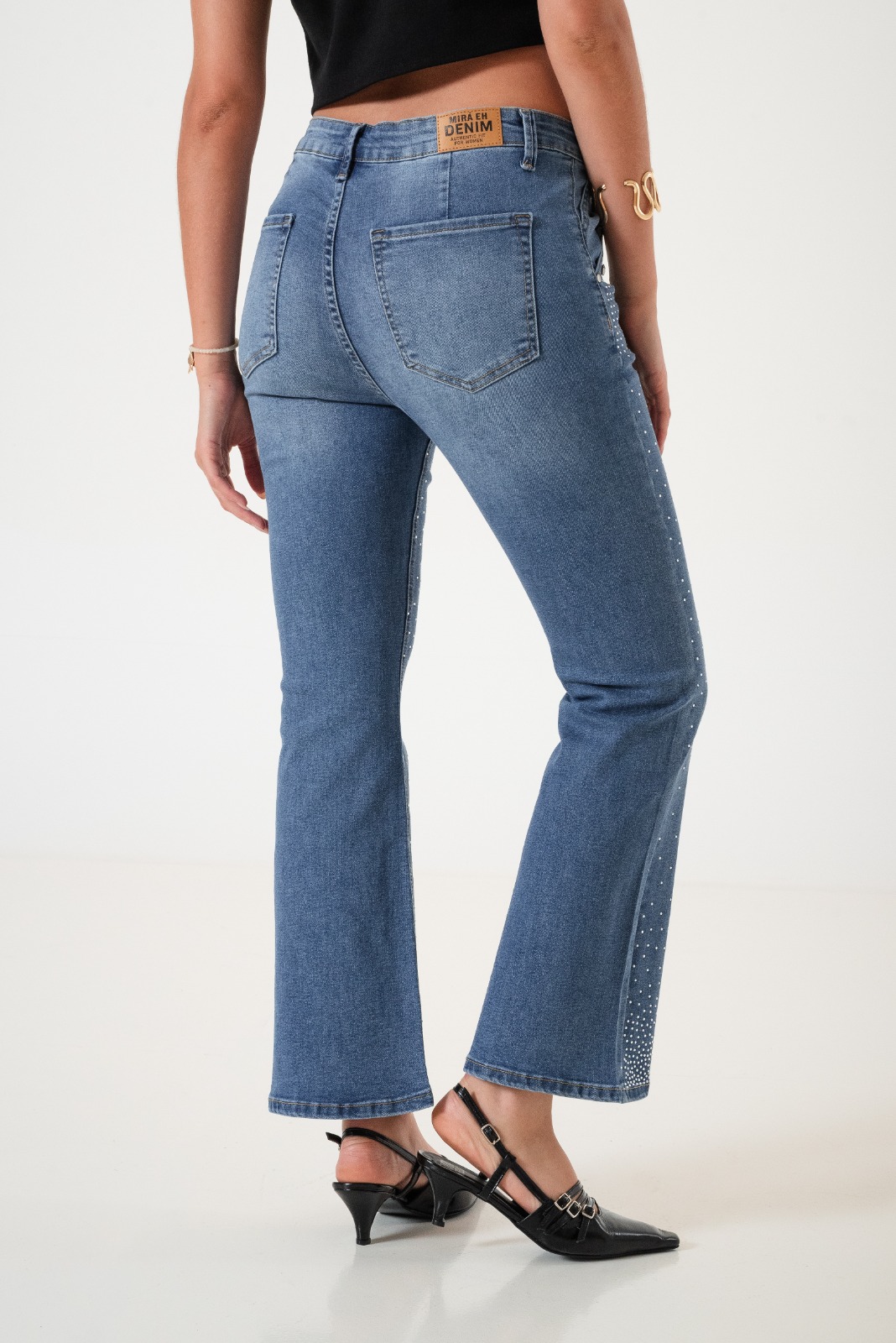 JEAN WID LEG STRASS - LYFJ676 - Imagen 5