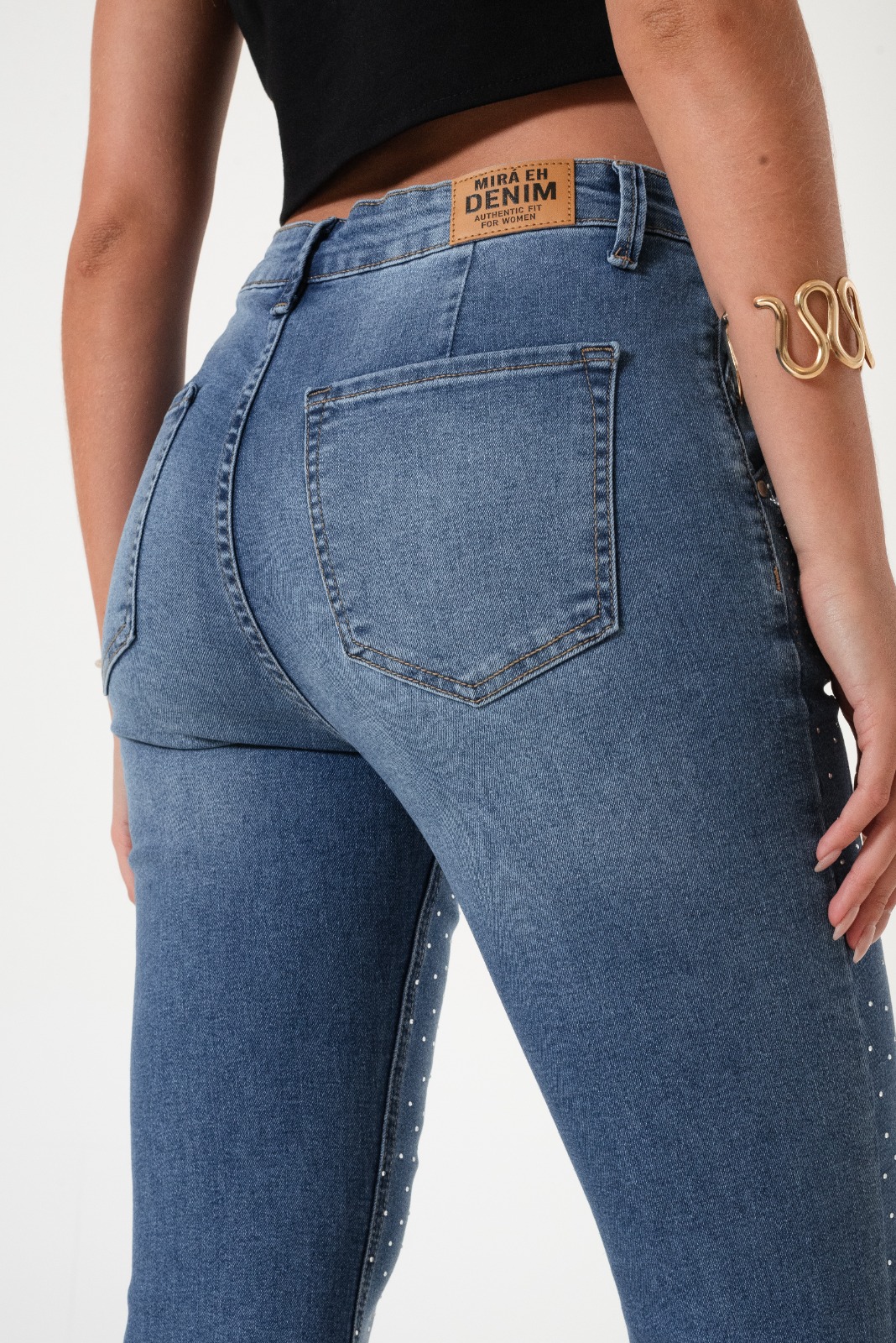 JEAN WID LEG STRASS - LYFJ676 - Imagen 4