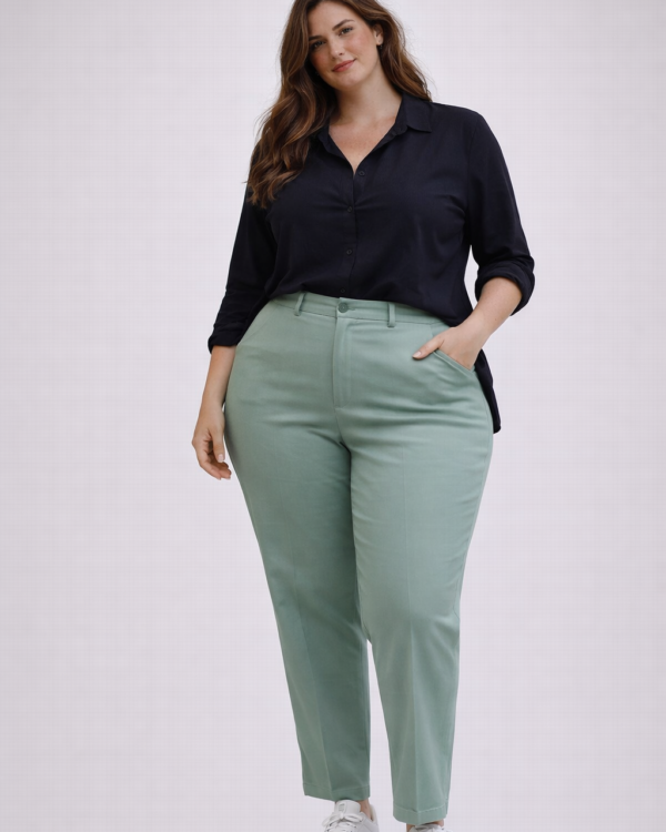 PANTALON RECTO SASTRERO PLUS SIZE