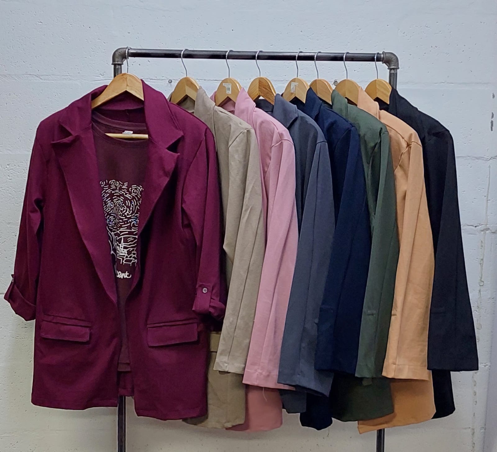 SACO OVER PUNTO ROMA PLUS SIZE - Imagen 2