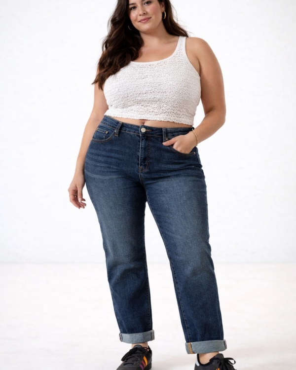 JEAN MOM - LYFJ230 PLUS SIZE