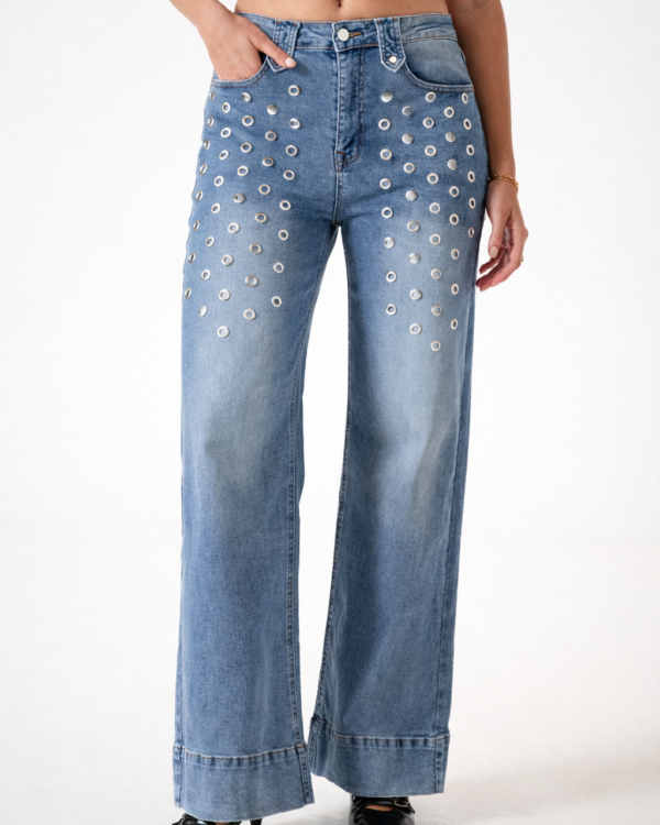 JEAN WID LEG TACHAS - LYFJ892