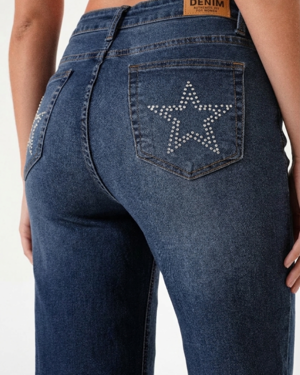 Alternative view of JEAN WID LEG ESTRELLA - LYFJ707