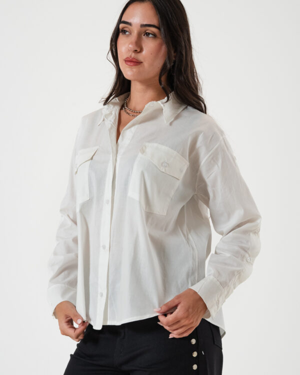 CAMISA BOTONES POPLIN