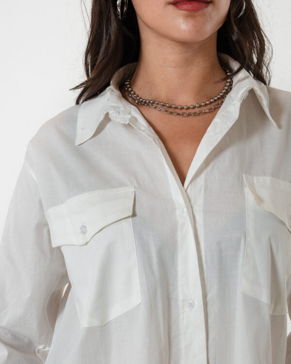 Alternative view of CAMISA BOTONES POPLIN