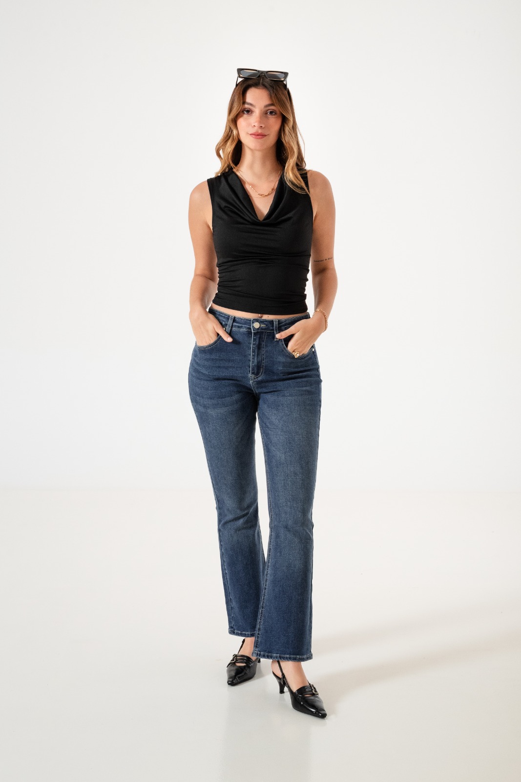 JEAN WID LEG - LYFJ223 - Imagen 8