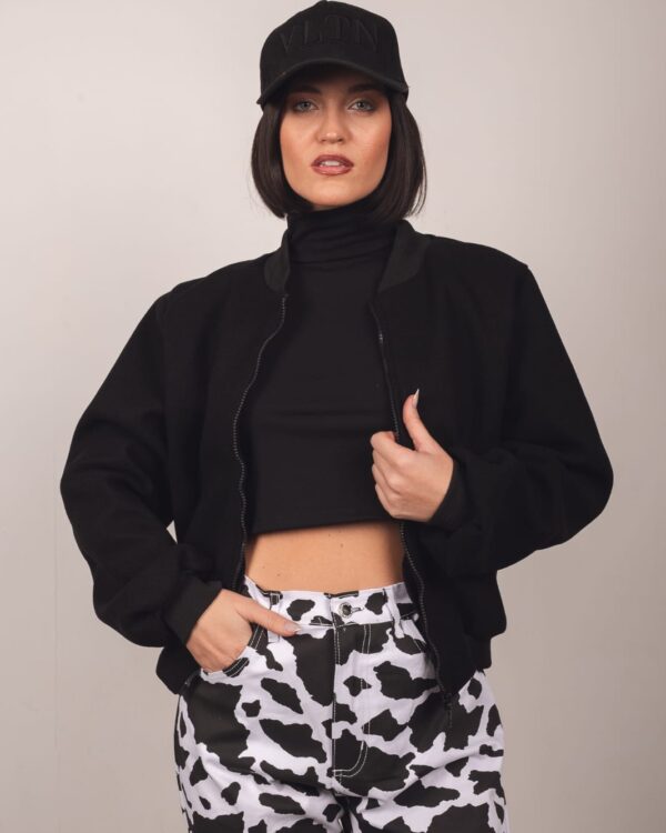 CAMPERA BOMBER PAÑO