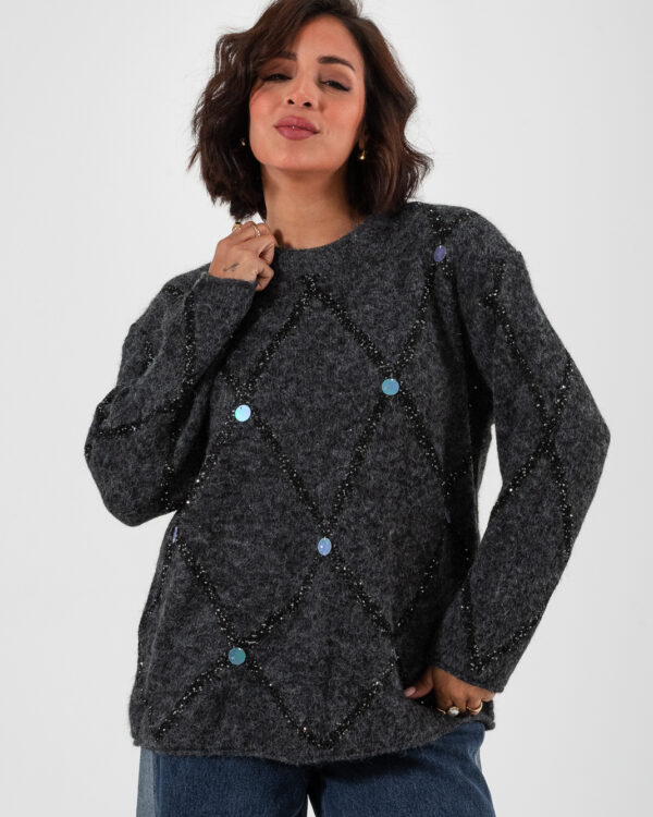 SUETER ROMBO BRILLO - 80848#
