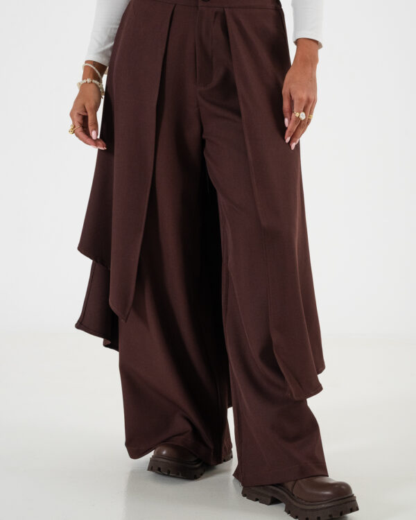 PANTALON CON PLIEGUES - YX-25142