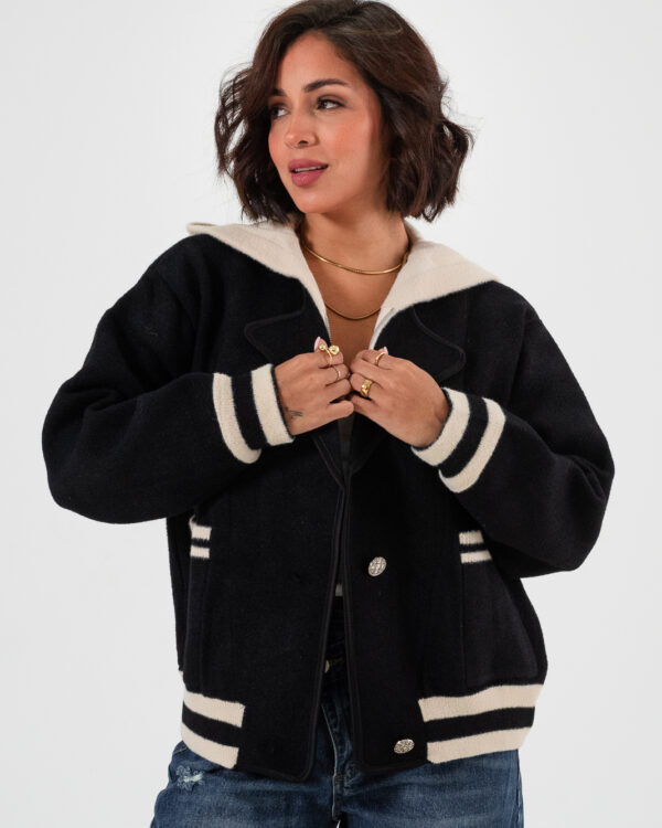 SACO SUETER CON CAPUCHA - 133