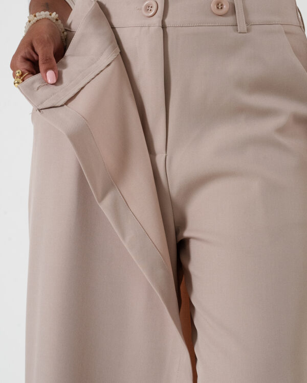 Alternative view of PANTALON SASTRERO SUPERPUESTO - YX-25130