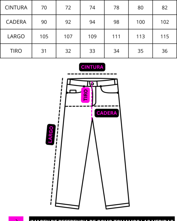 Alternative view of JEAN WID LEG STRASS FLORES - A25R21
