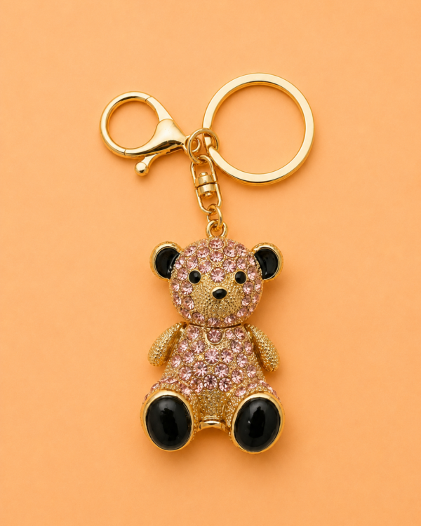 ACCESORIO PARA PASACINTO - OSITO DORADO