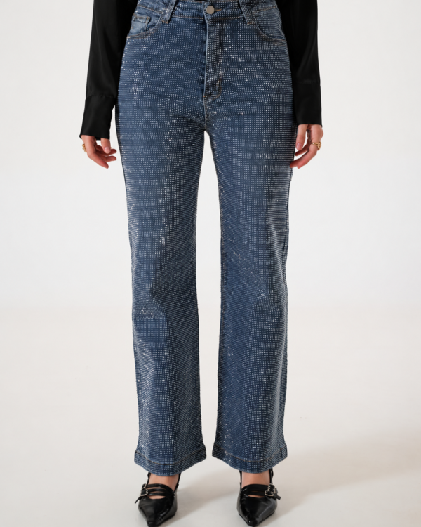 JEAN WID LEG STRASS - A25R08
