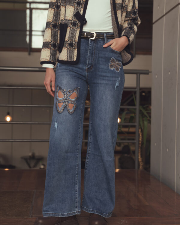 JEAN WID LEG MARIPOSAS - A25R17