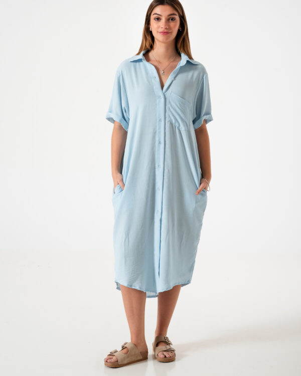 VESTIDO CAMISERO LINO